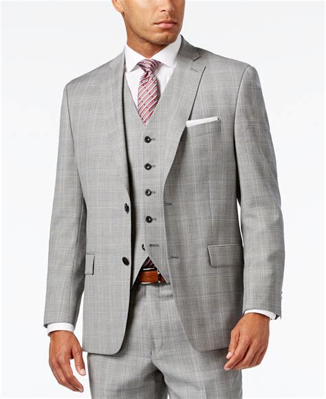 michael kors chrome light grey suit|Michael Kors Men's Gray Suits .